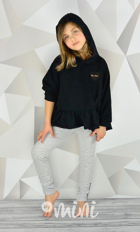 Oversize pončo černé