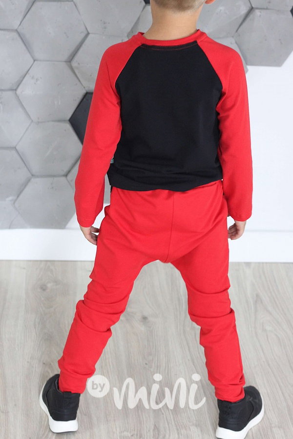 eXtra baggy tepláčky červené