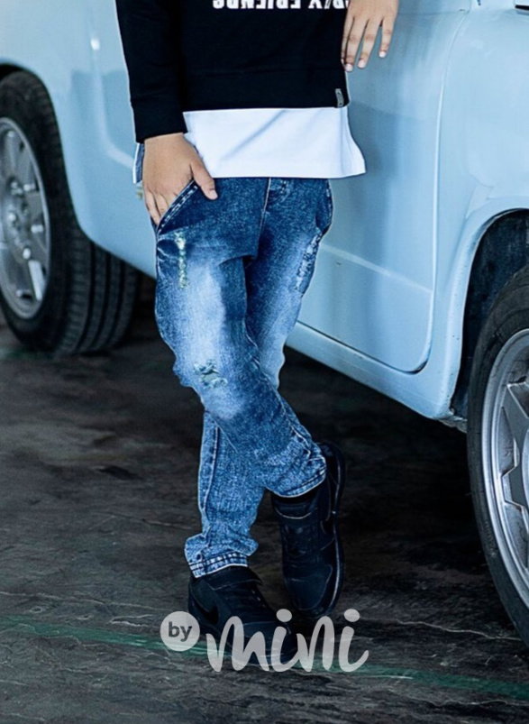Ripped jeans blue