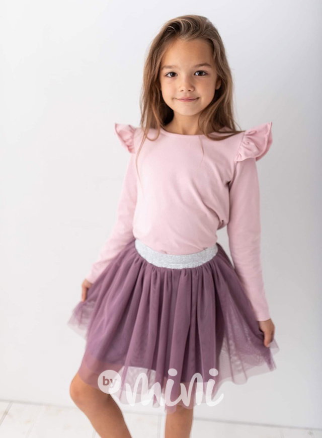 Candy purple tylová tutu sukně