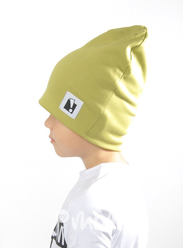 Dvojitá beanie čepka lemon