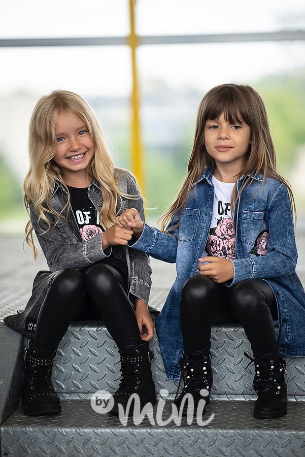 *Premium* leather legíny mat