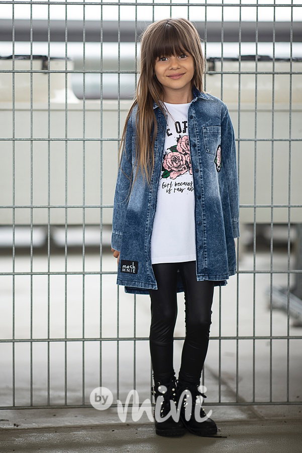 *Premium* ice blue jeans košile