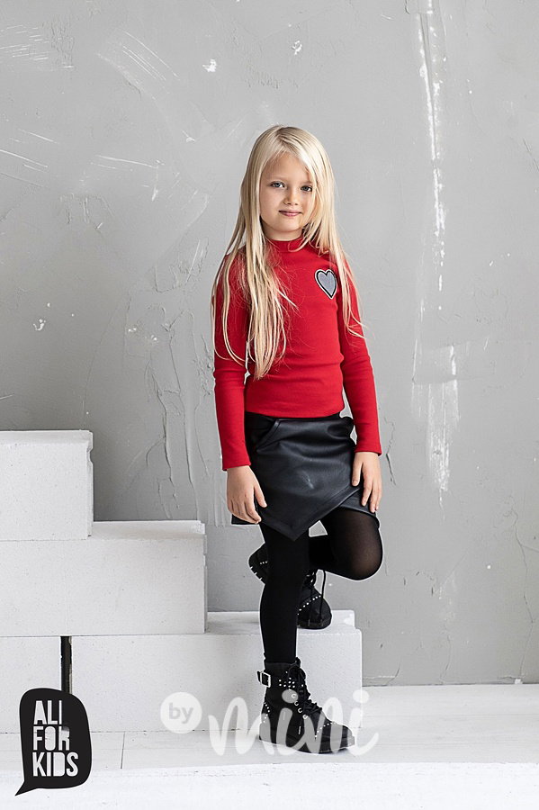 Sukňokraťasy leather look