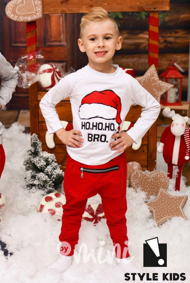 HoHoHo vánoční chlapecký komplet