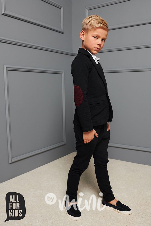 Black elegant pants - černé chlapecké kalhoty