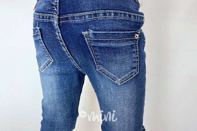 Stretch  dark jeans jegginy butterfly