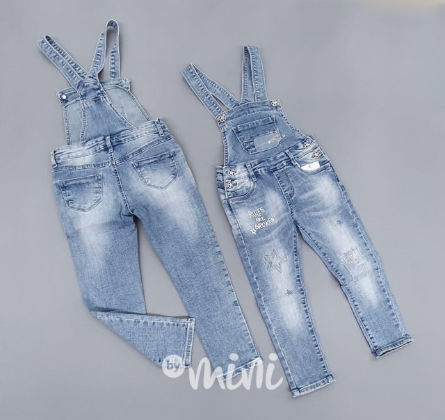 Zdobené dívčí jeans lacláče