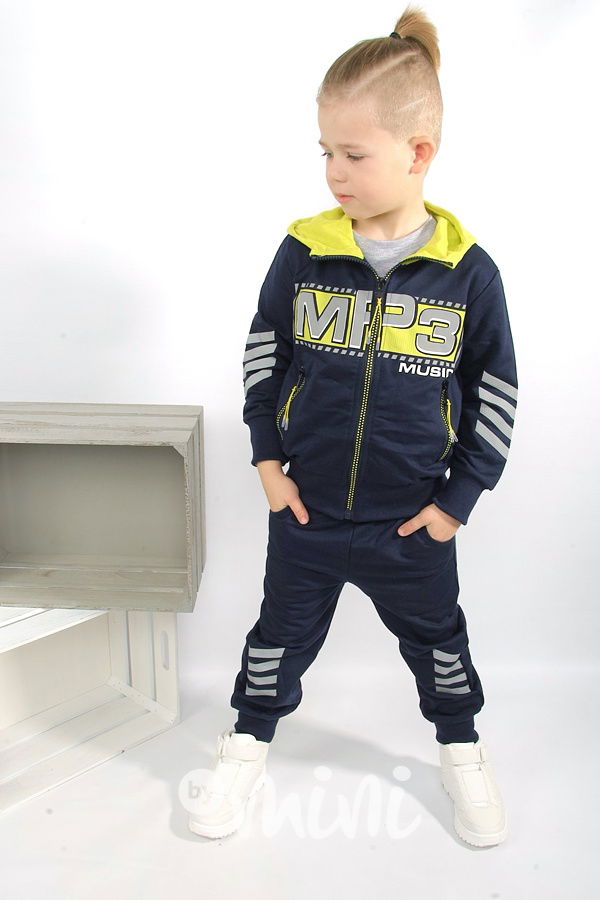 Sporty trojkomplet - modrý