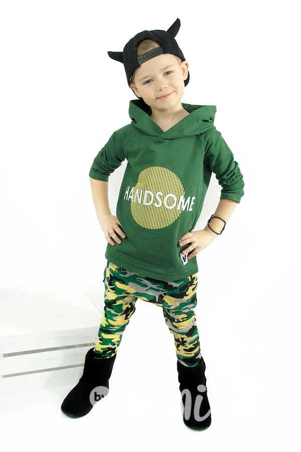 Handsome souprava - green/army