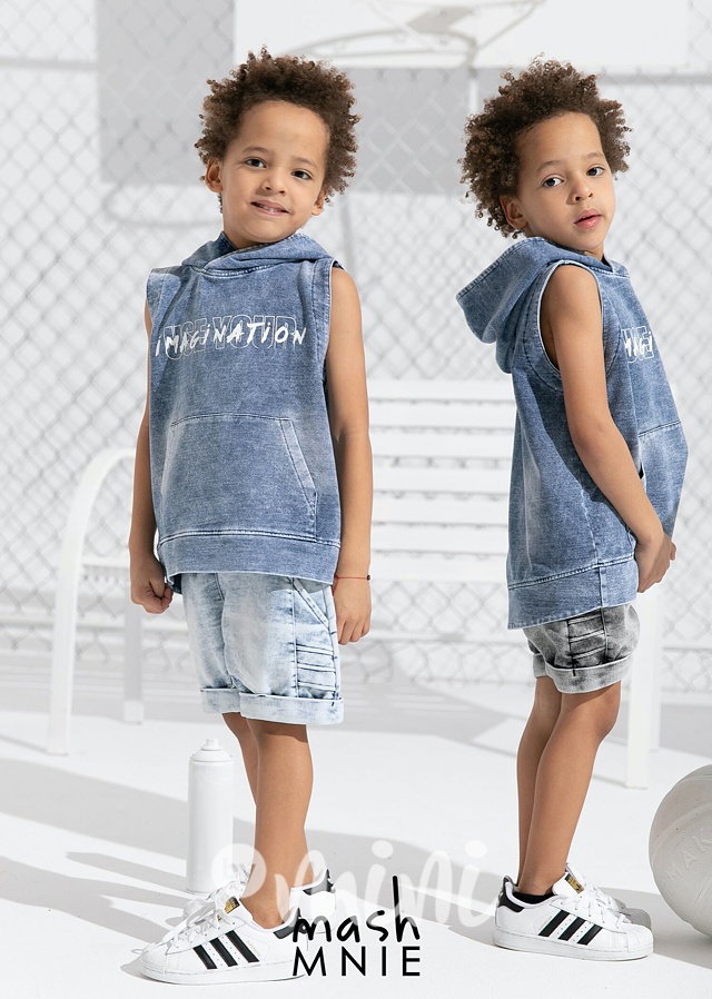 Jeans shorts ice blue *Premium*