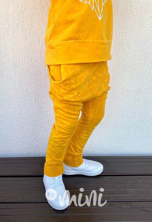Despacito baggy acid wash yellow