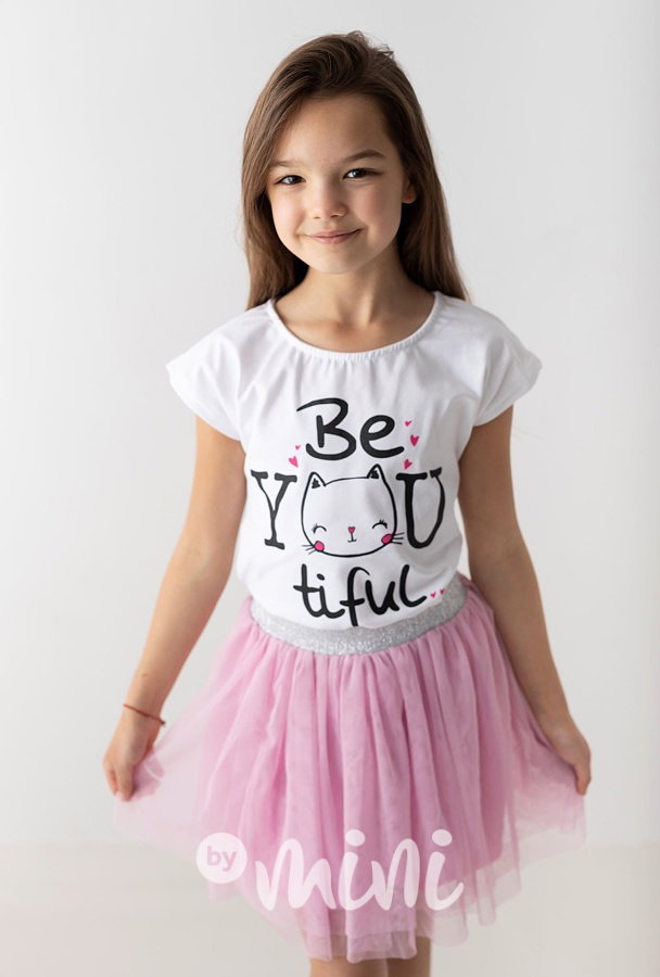 Be YOUtiful dívčí blůzka - bílá