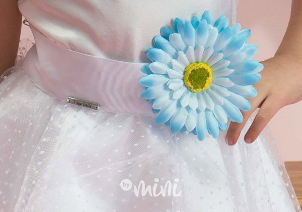Blue flower dívčí šaty *by Voga*