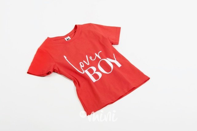Lover boy chlapecké triko red