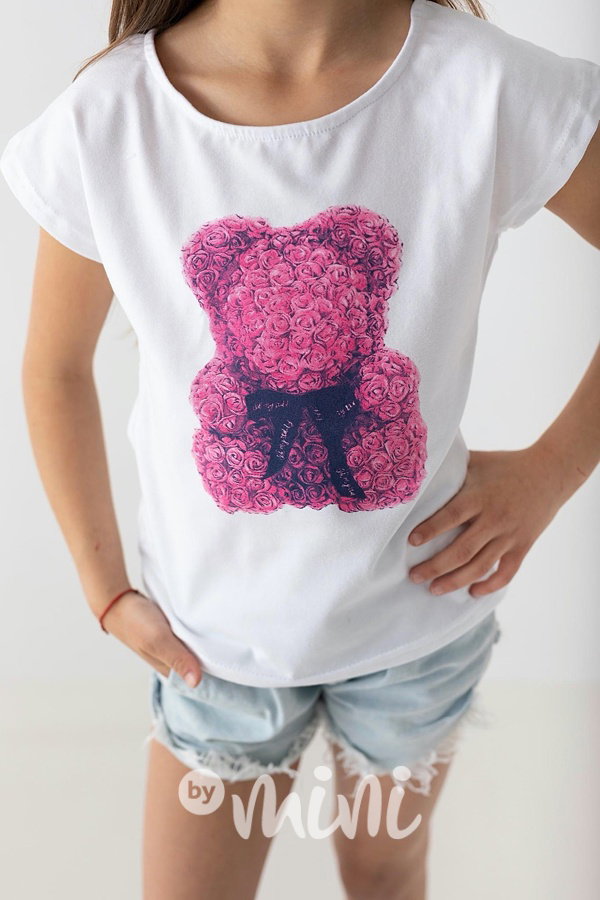 Rose bear blůzka bílá *Lily*