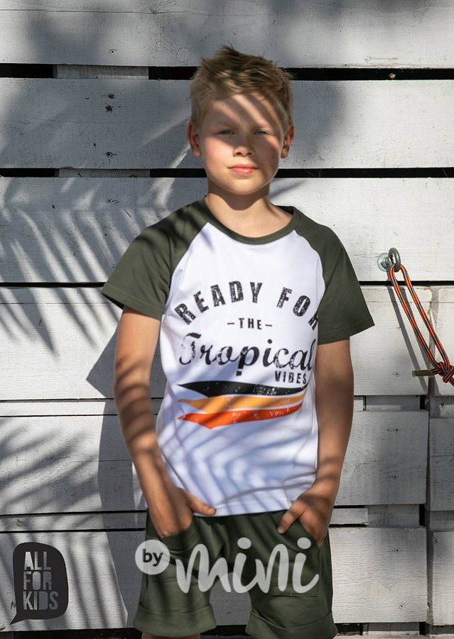 Tropical Vibes letní set - khaki