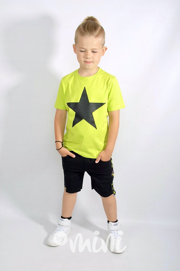 Star triko - krátký rukáv - lemon