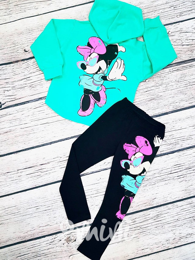 Dancing Minnie souprava - mint