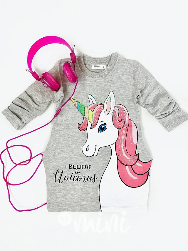 Unicorn - tunikomikča šedá