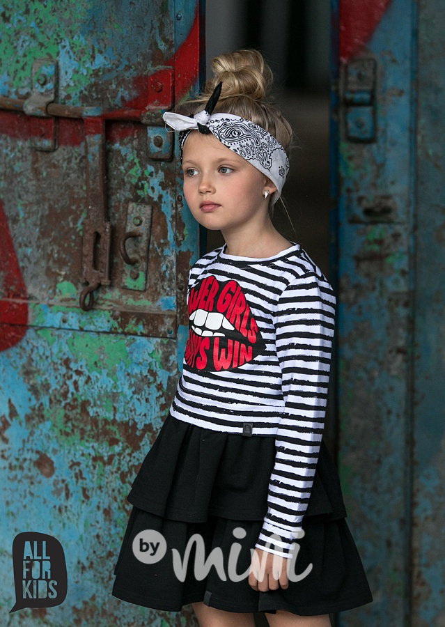 Power girls crop mikina white *by AFK*