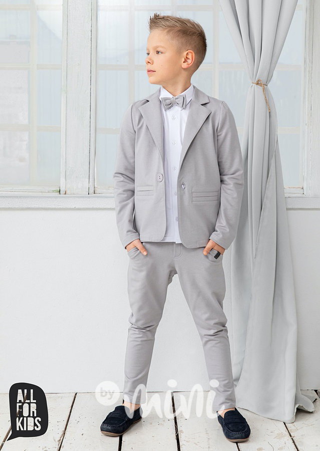 Elegant sako - pastel grey