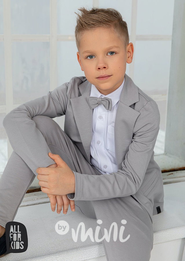 Elegant kalhoty - pastel grey