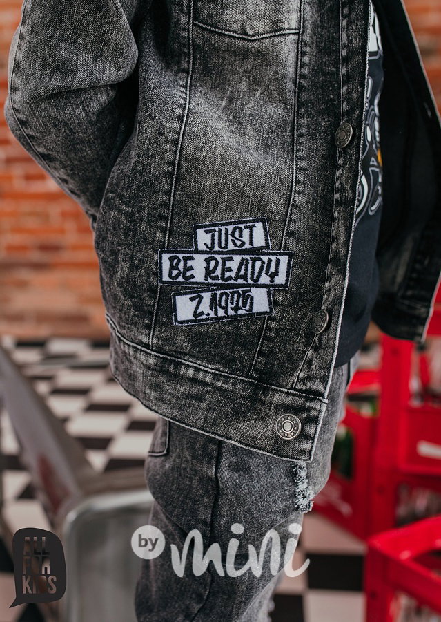 Jeans bunda černá - All for kids