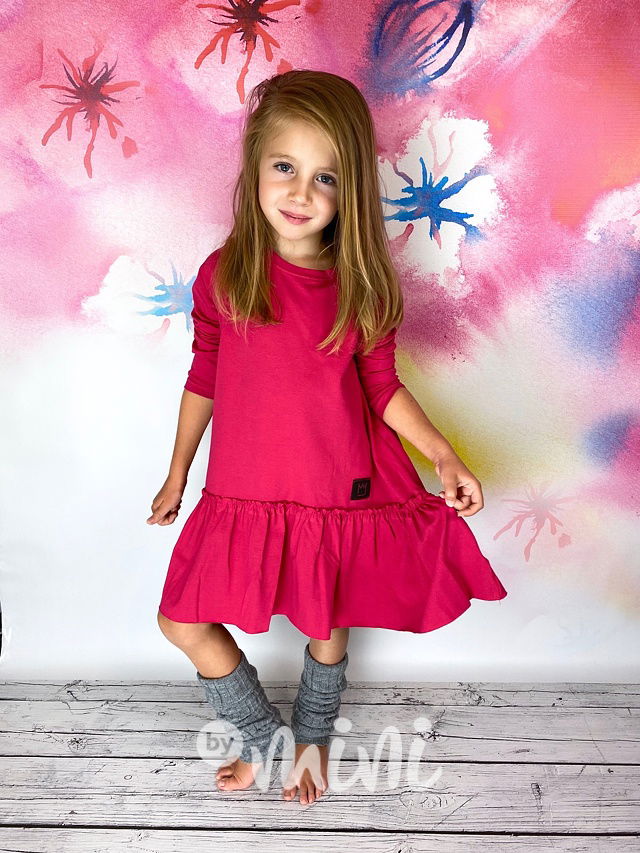 Malinové oversize šaty *TOP*