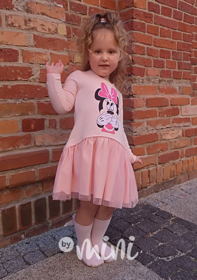 Dětské šaty růžové - Minnie