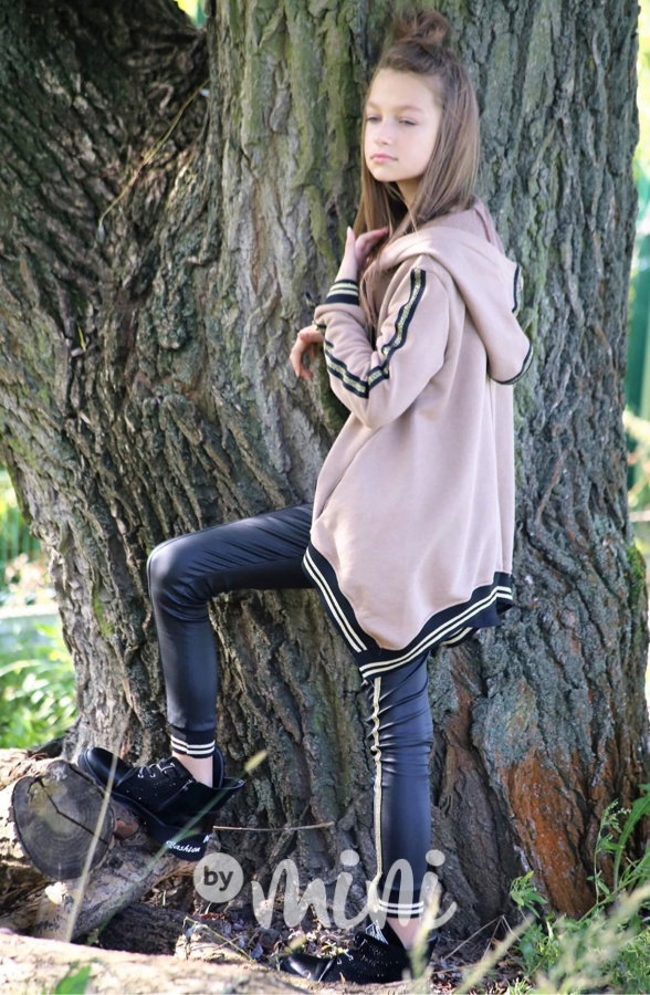 Stretch leather pants - kalhoty v koženém efektu