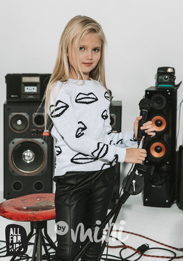 Kiss dívčí svetřík - off white
