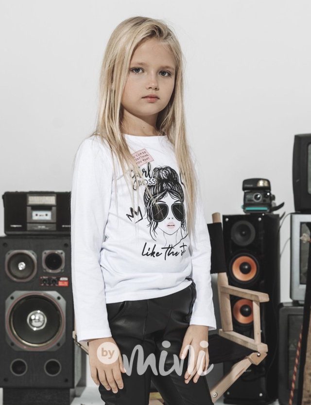 Girl boss blůzka - bílá *by AFK*