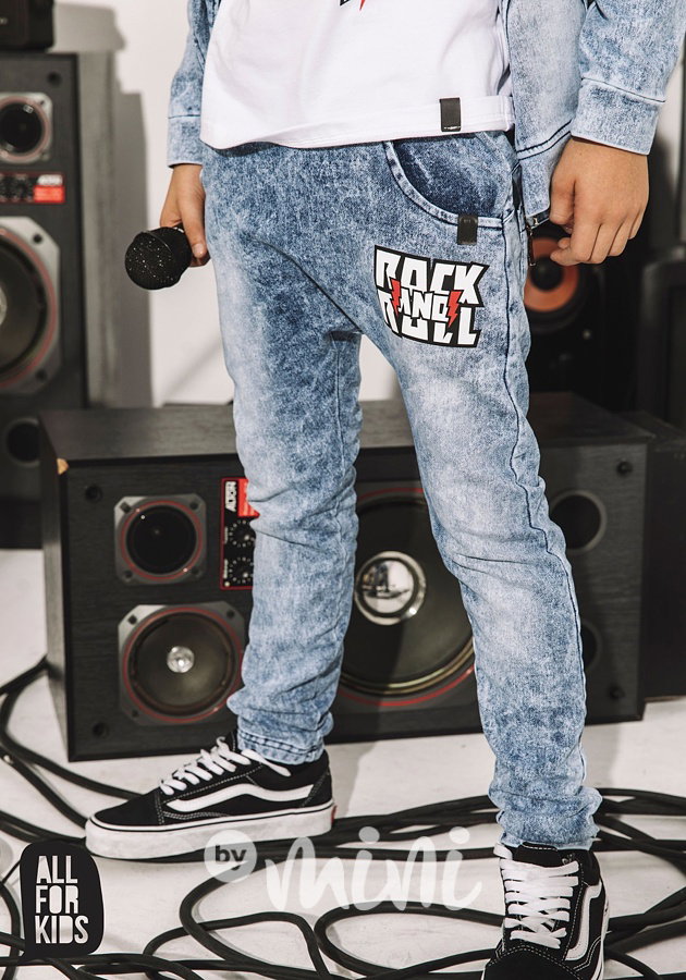 ROCK acid wash blue baggy *by AFK*