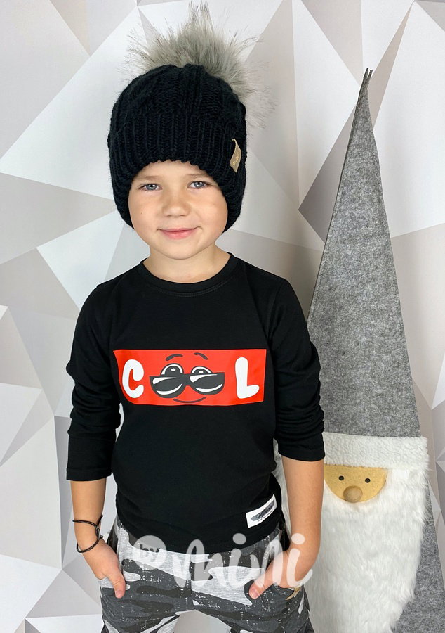 COOL longsleeve triko - černé