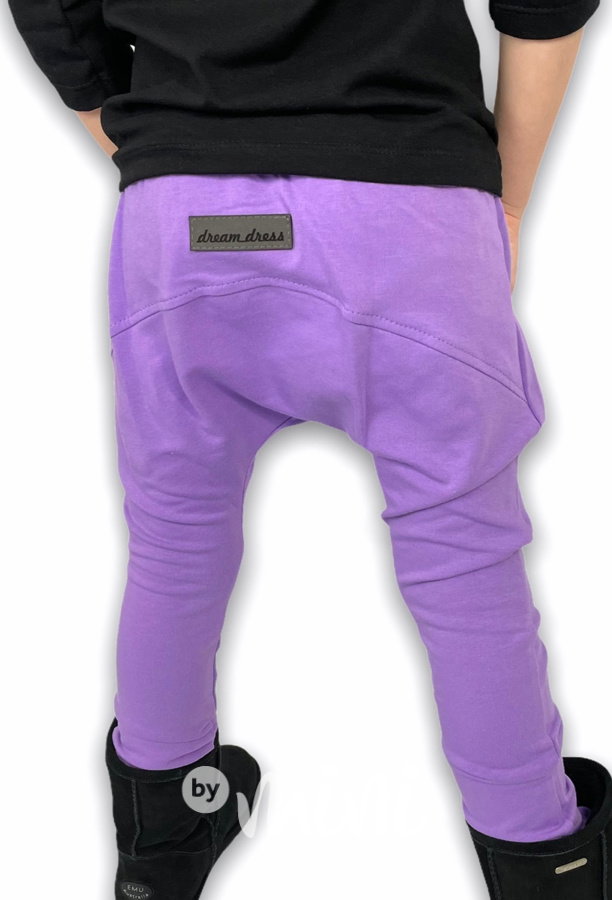 Fashion baggy tepláčky - lila *DreamDress*