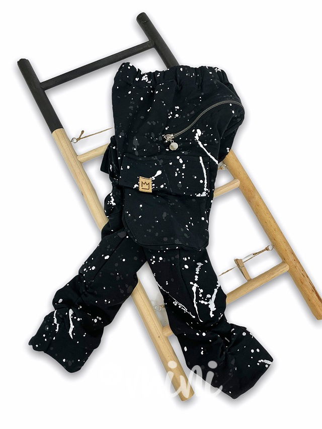 Dirty chlapecké baggy kapsáče zip - black