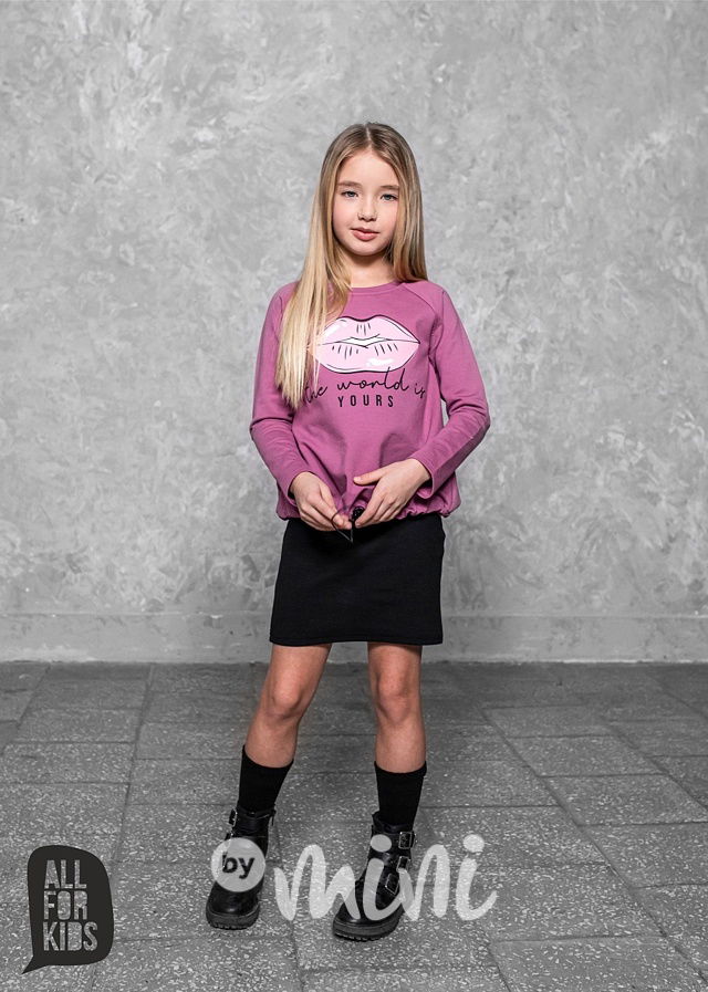 Mikinové šaty pink *AFK*