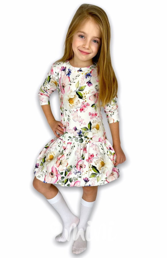 Flower dress s balonovou sukní