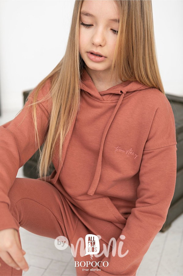 Loungewear teplákovka - coral #MiniMe