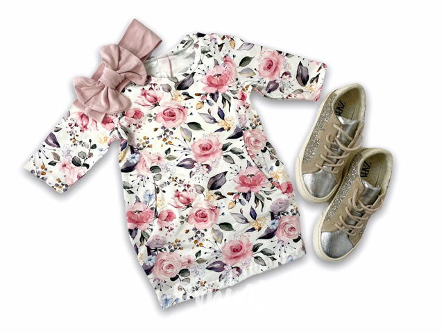 Cherry flower dívčí tunika "tuba"