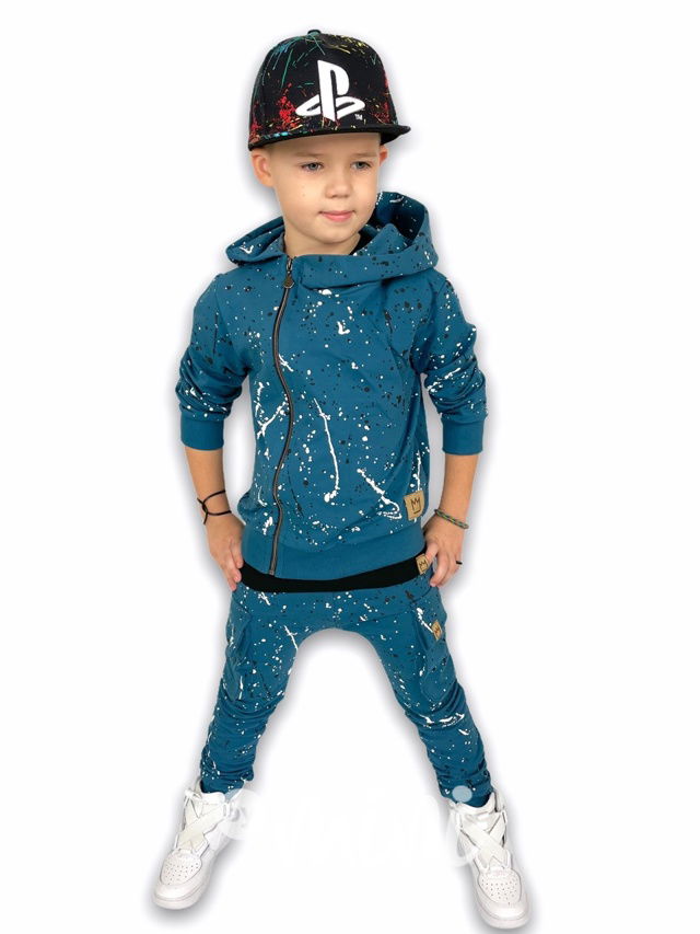 Dirty chlapecké baggy kapsáče zip - petrol