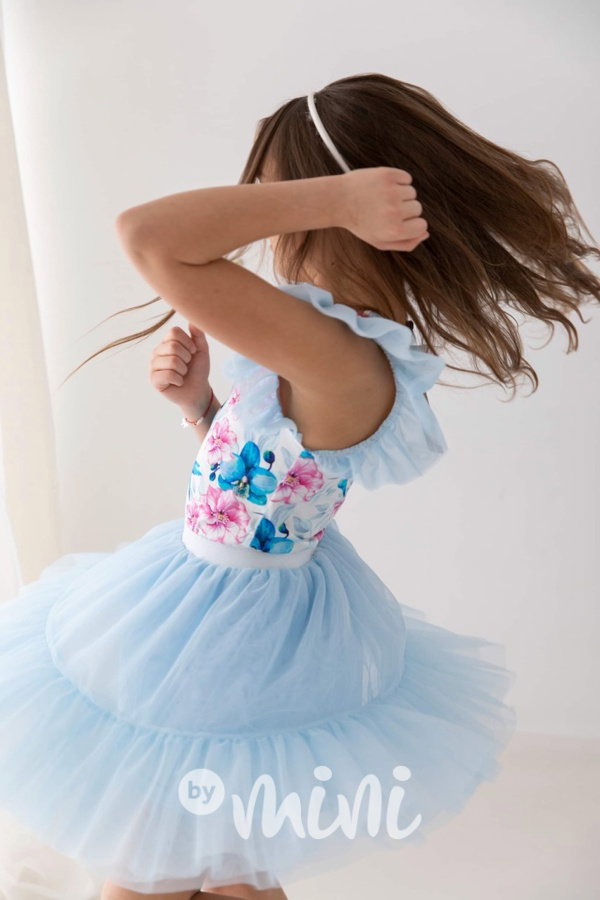 Blue Lagoon maxi tutu sukně Lily Grey