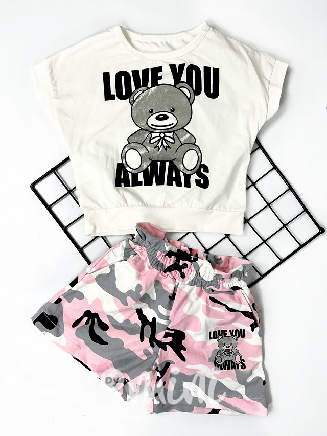 Pink army LOVE you komplet