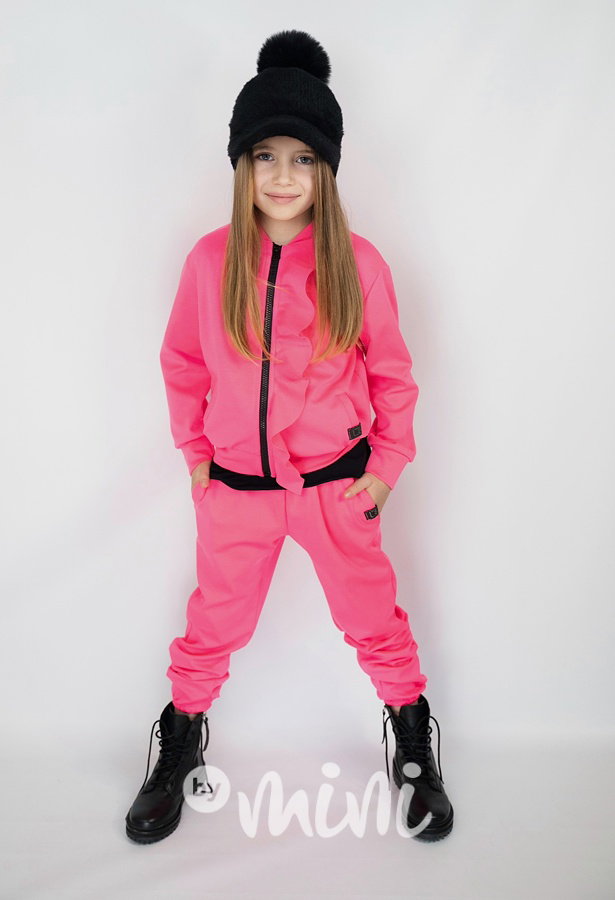 Neon pink tepláky