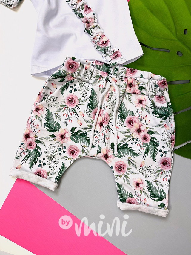 Flower baggy kraťasy