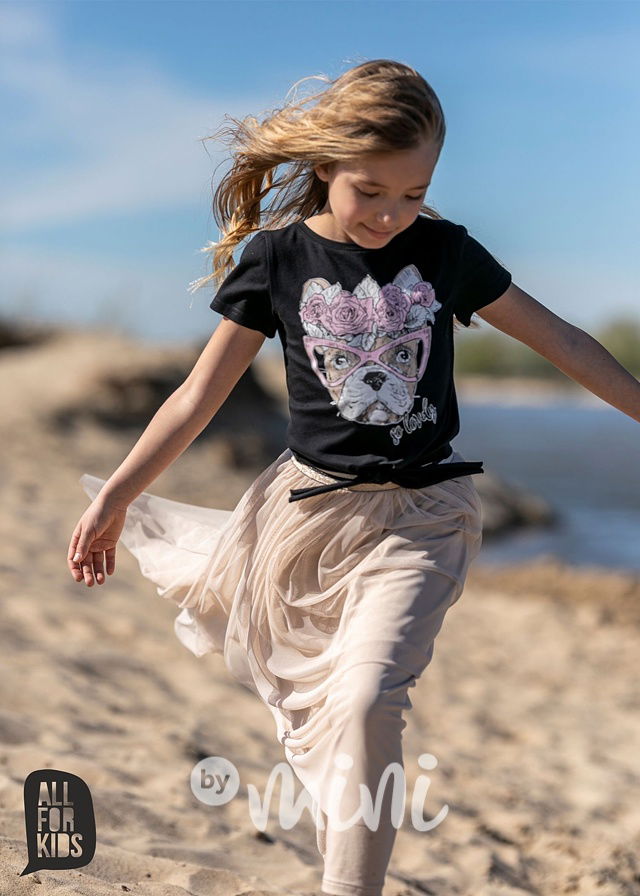 Blůzka buldoček - černá *AFK*