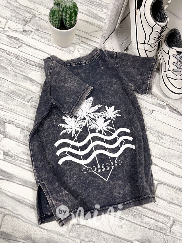 Holiday triko DESPACITO acid wash black