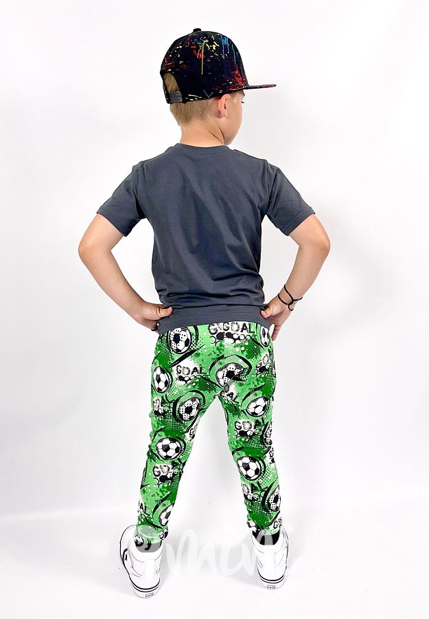 Baggy fotbal s kapsičkou a zipem