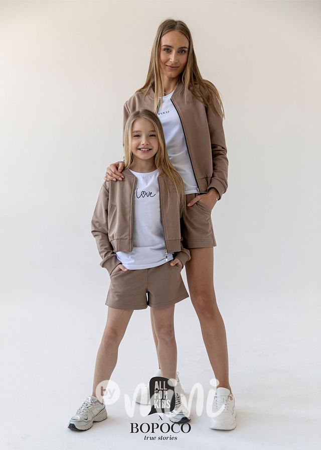 Chocolate loungewear mikina